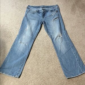 American Eagle Outfitters Light Blue Jeans- Favorite Boyfriend